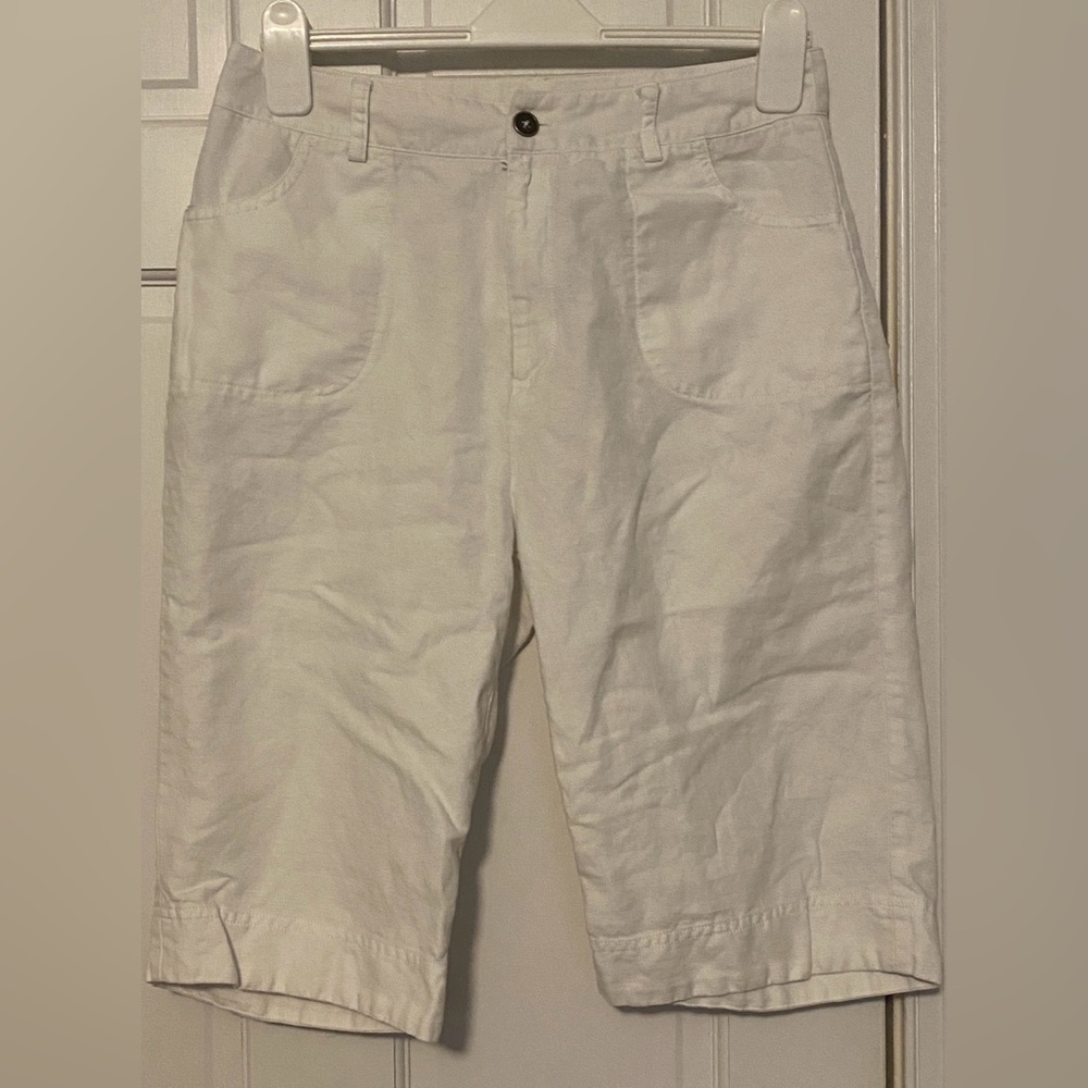 Nomadic Traders Linen Bermuda Shorts Size 10